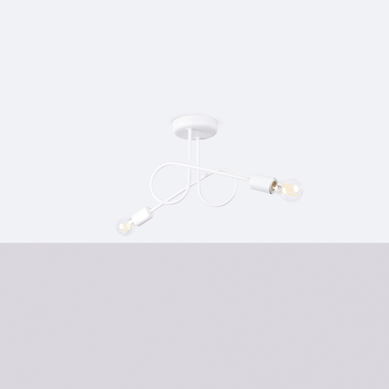 Sollux Luster LOOP 2 biely