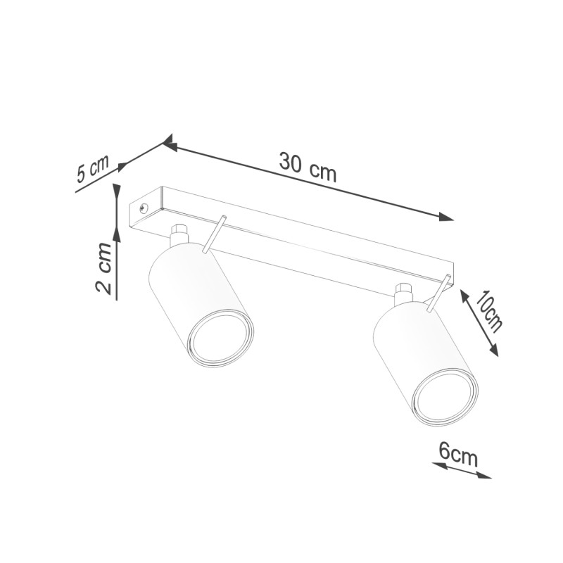 Sollux Stropné svietidlo RING 2 béžové