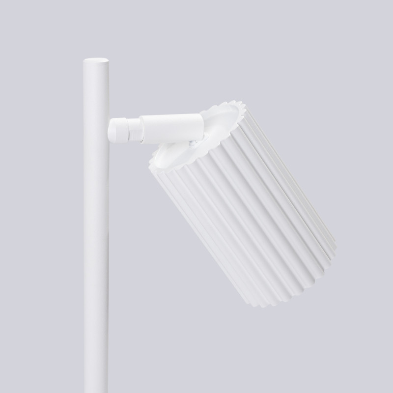 Sollux Stolová lampa KARBON biela