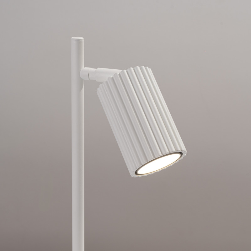 Sollux Stolová lampa KARBON biela