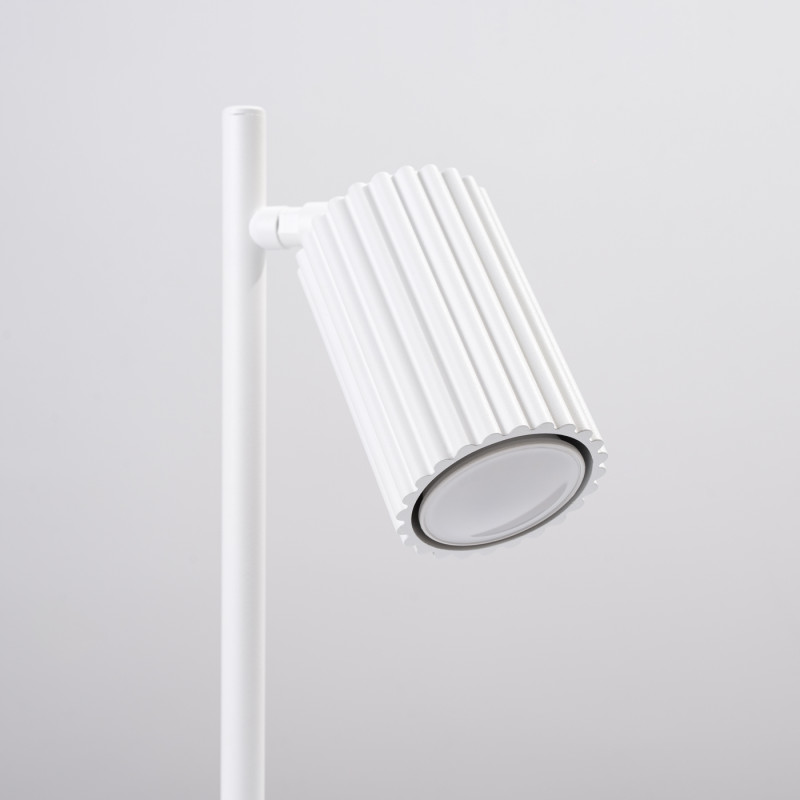 Sollux Stolová lampa KARBON biela