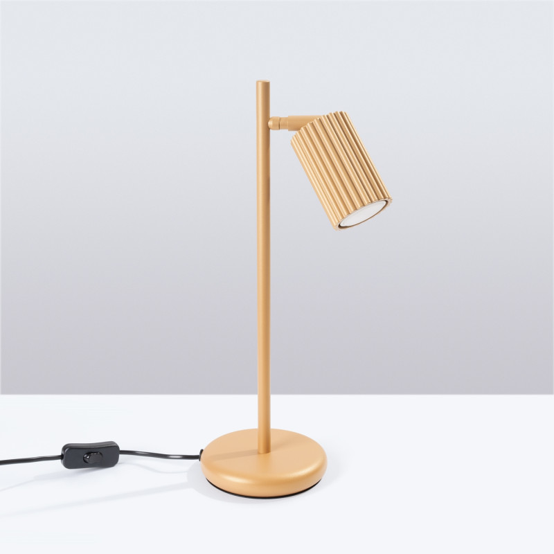 Sollux Stolová lampa KARBON zlatá