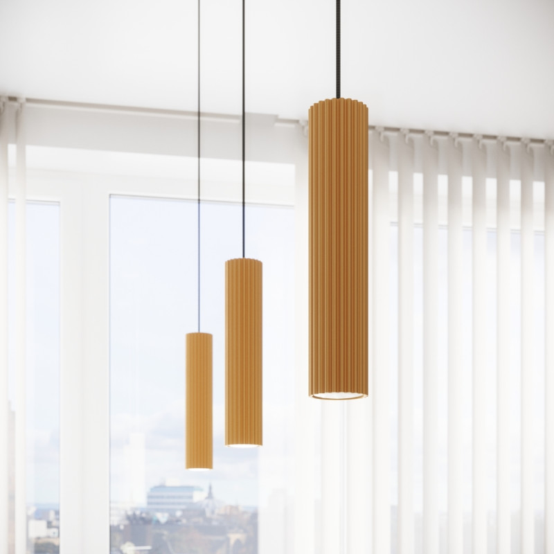 Sollux Stolová lampa KARBON zlatá