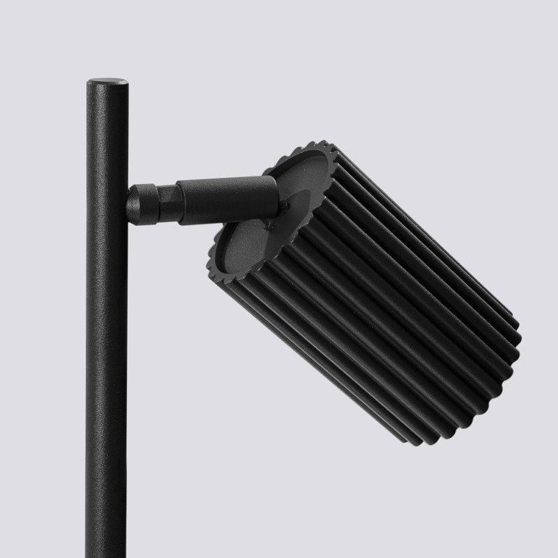 Sollux Stolová lampa KARBON čierna