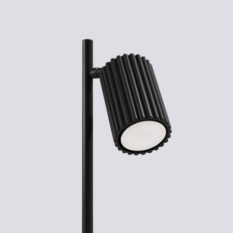 Sollux Stolová lampa KARBON čierna