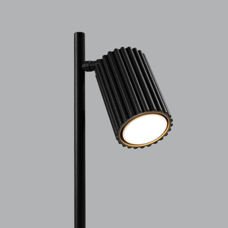 Sollux Stolová lampa KARBON čierna