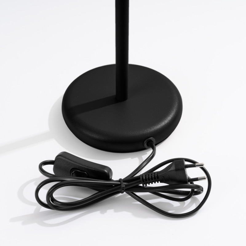 Sollux Stolová lampa KARBON čierna