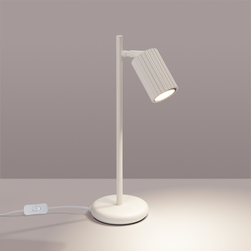 Sollux Stolová lampa KARBON béžová