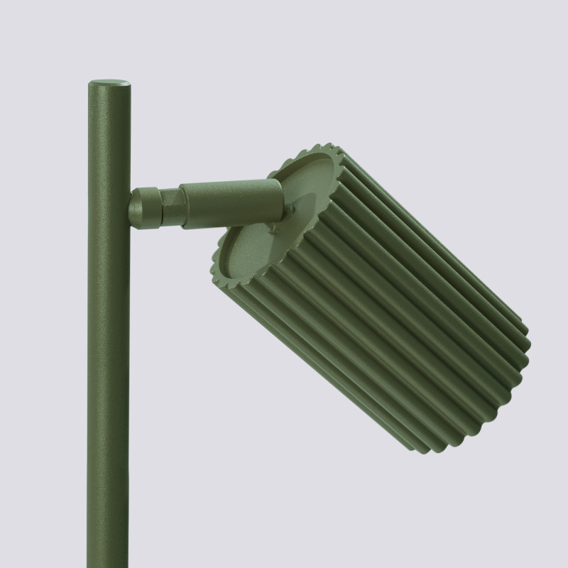 Sollux Stolová lampa KARBON olivovo zelená
