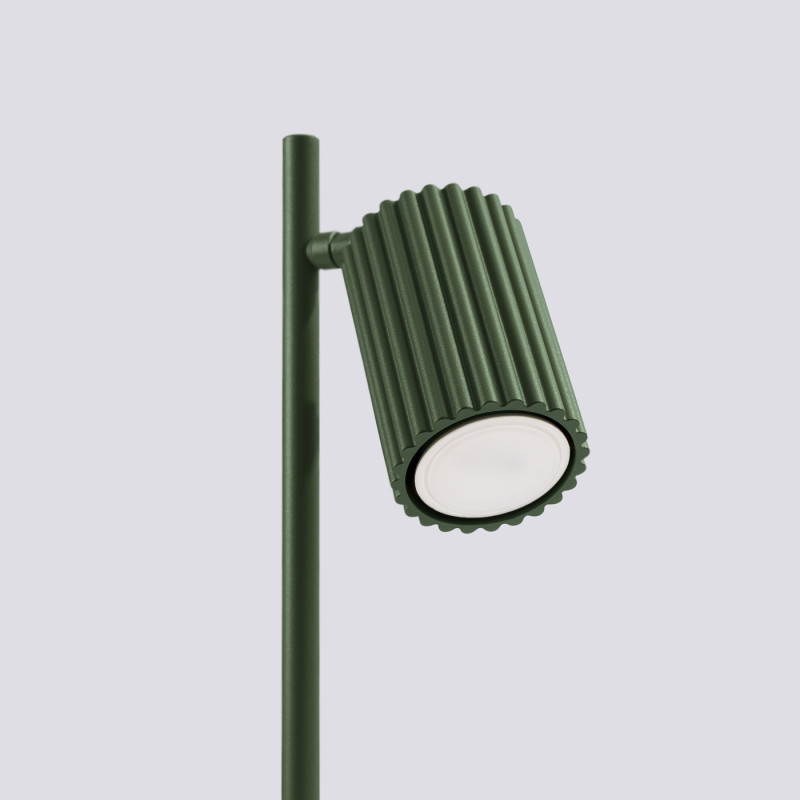 Sollux Stolová lampa KARBON olivovo zelená