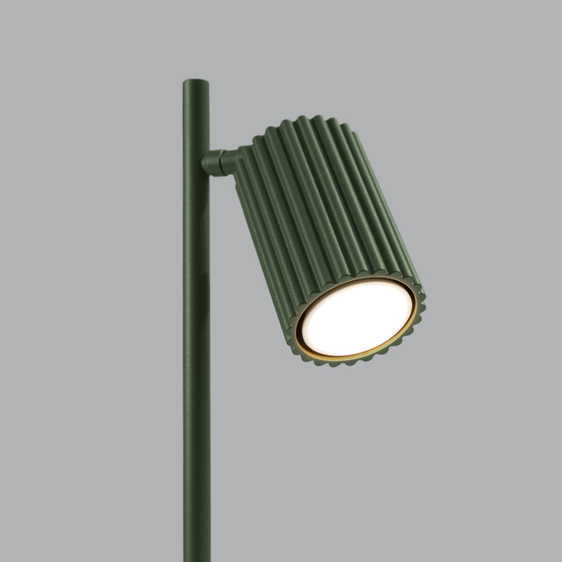 Sollux Stolová lampa KARBON olivovo zelená