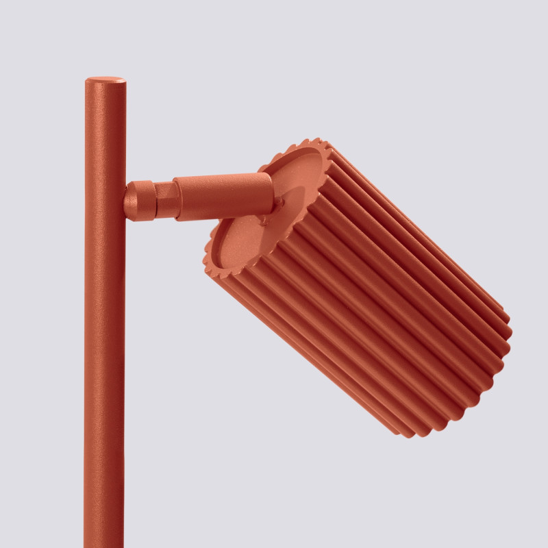 Sollux Stolová lampa KARBON červená okrová