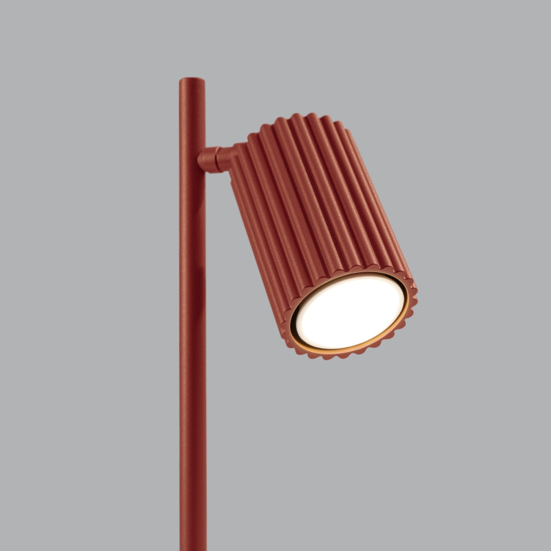 Sollux Stolová lampa KARBON červená okrová