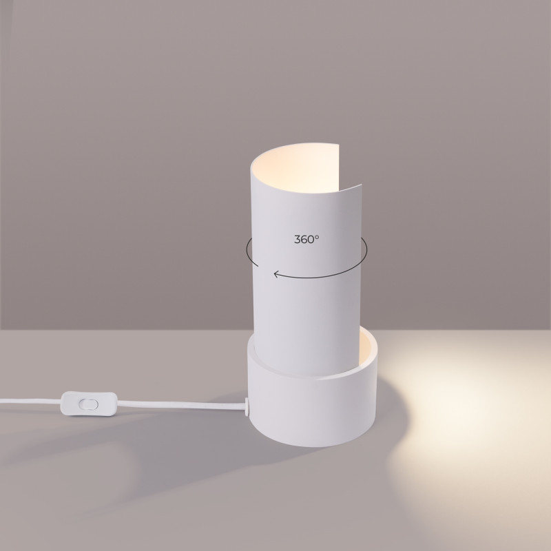 Sollux Stolová lampa FLASH biela