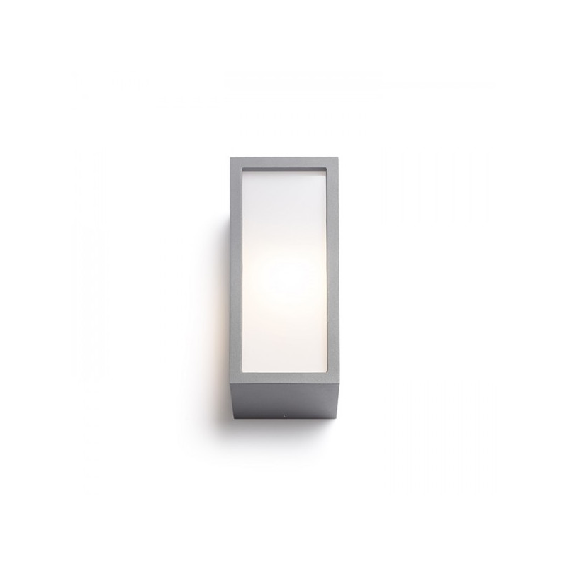 RENDL DURANT nástenná striebornosivá  230V LED E27 15W IP54 R12568
