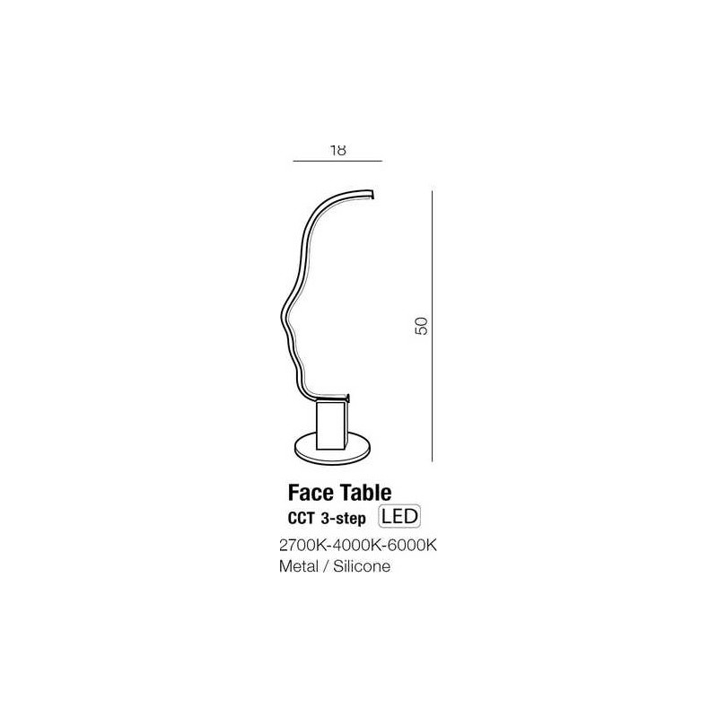 Azzardo FACE TABLE DIMM BKAZ5467