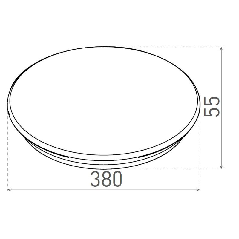 Greenlux DAISY LAN-R 36W NW 4000/2850lm - Dekoratívne svietidlo LED GXDS262v2