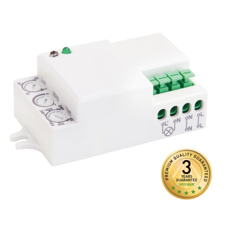 Greenlux SENSOR HF 71 - Pohybové čidlo HF k vstavbe GXHF020