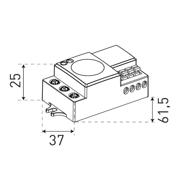 Greenlux SENSOR HF 71 - Pohybové čidlo HF k vstavbe GXHF020