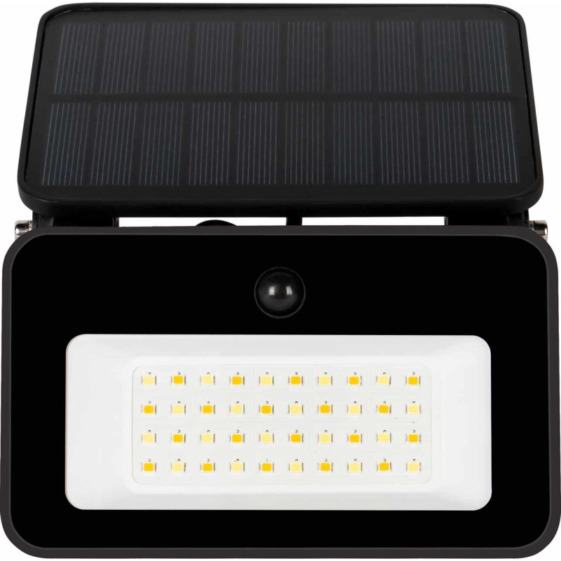 Greenlux LUNAR SOLAR PIR 10W CCT 1000/600/300lm - Solárne LED svietidlo s PIR pohybovým senzorom GXSO027