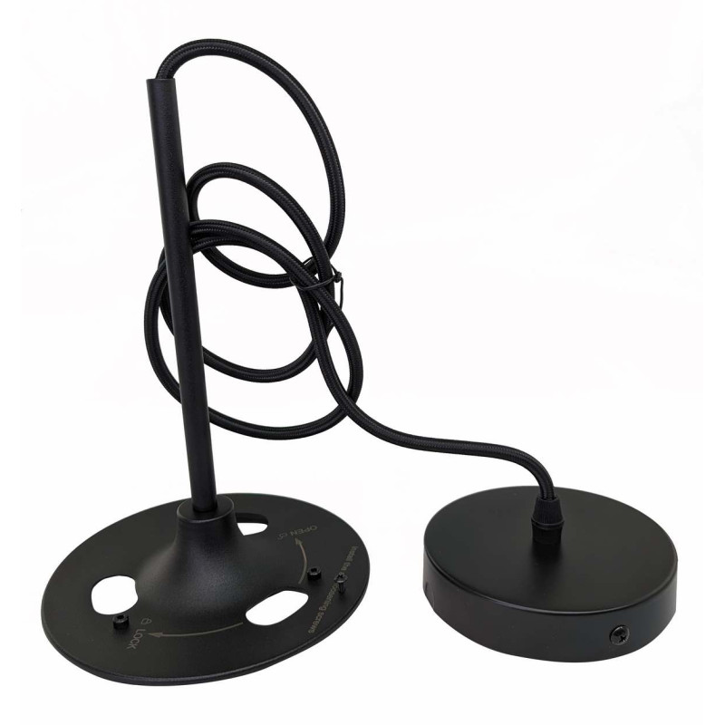 Greenlux VARIO Ceiling canopy Black - Stropný baldachýn GXLS459