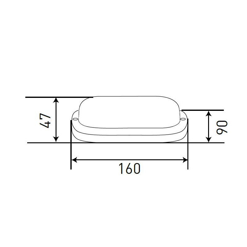 Greenlux LED TOR OVAL 8W NW 800/960lm - LED svietidlo GXDS356