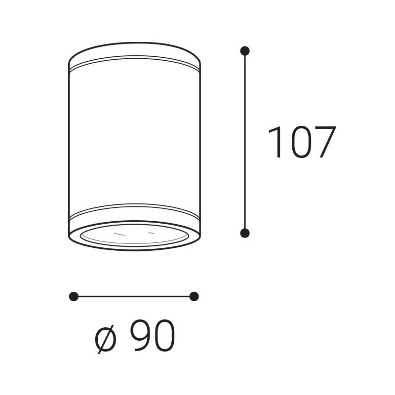 LED2 TUBO II, A TRIAC 10W 3000K/4000K/5700K 5234654DT