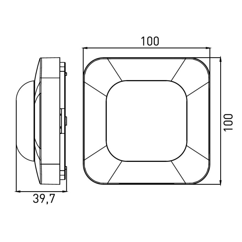 Greenlux PRES SENSOR 22 - Prítomnostne čidlo PIR GXSI022