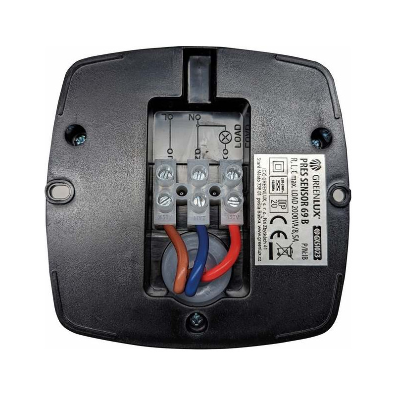 Greenlux PRES SENSOR 69 B - Prítomnostne čidlo PIR GXSI023