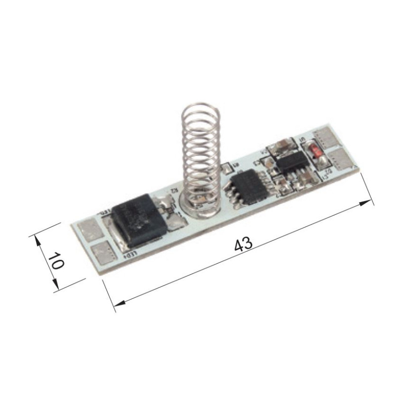 Greenlux Touch Dimmer Switch  - Dotykový vypínač / stmívač do AL profilu  GXLS740