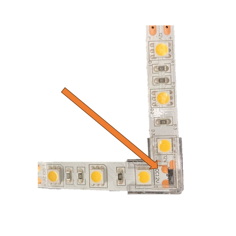 Greenlux CONNECT LED STRIP 8mm L T+T/BTB  - Konektor pro led pásky GXLS792