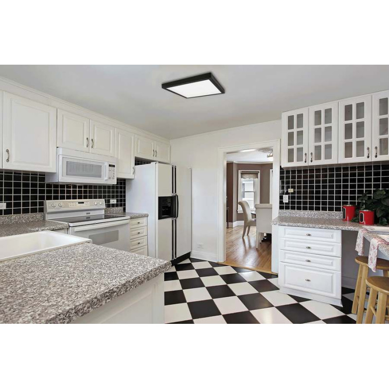Greenlux LED FENIX-S Black 24W CCT 2100/3220lm - Prisadené LED svietidlo typu downlight GXDW431