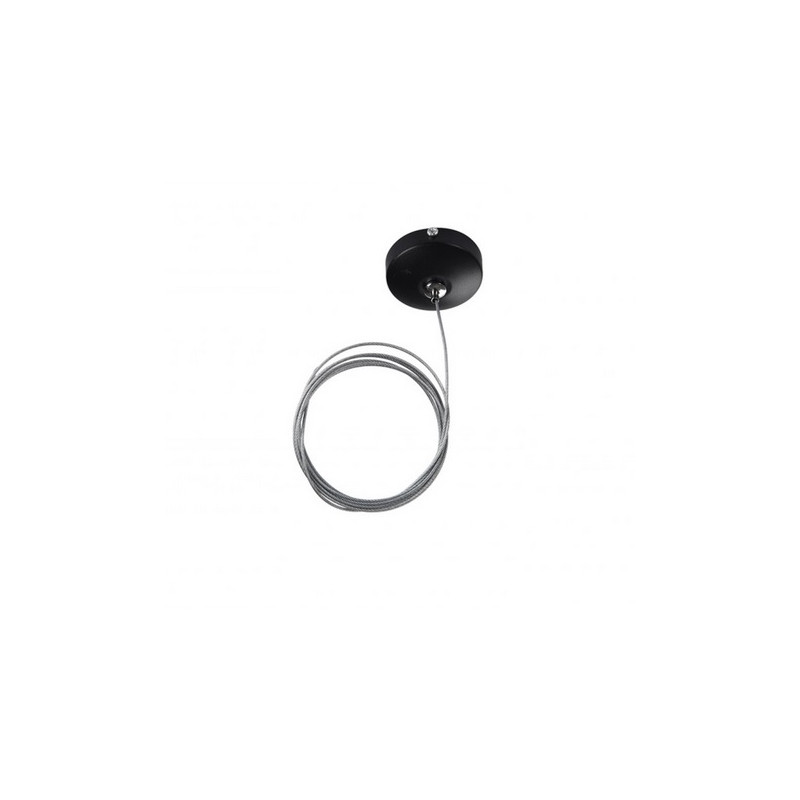 Azzardo CEILING PLATE TRACK BK + WIREAZ4780