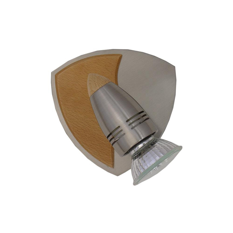 PREZENT ARES 1xGU10/50W, CH/NS/WOOD