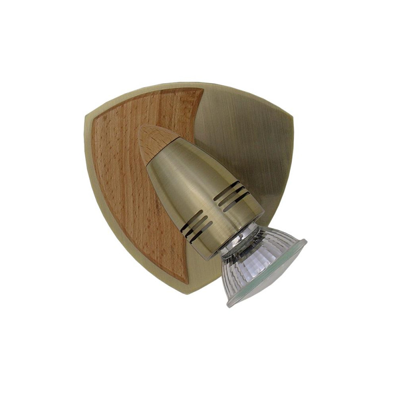 PREZENT ARES 1xGU10/50W, ABS/WOOD