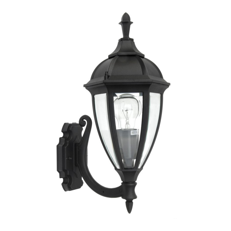 EMITHOR CALIFORNIA I 1xE27/100W,IP44,BLACK/CLEAR