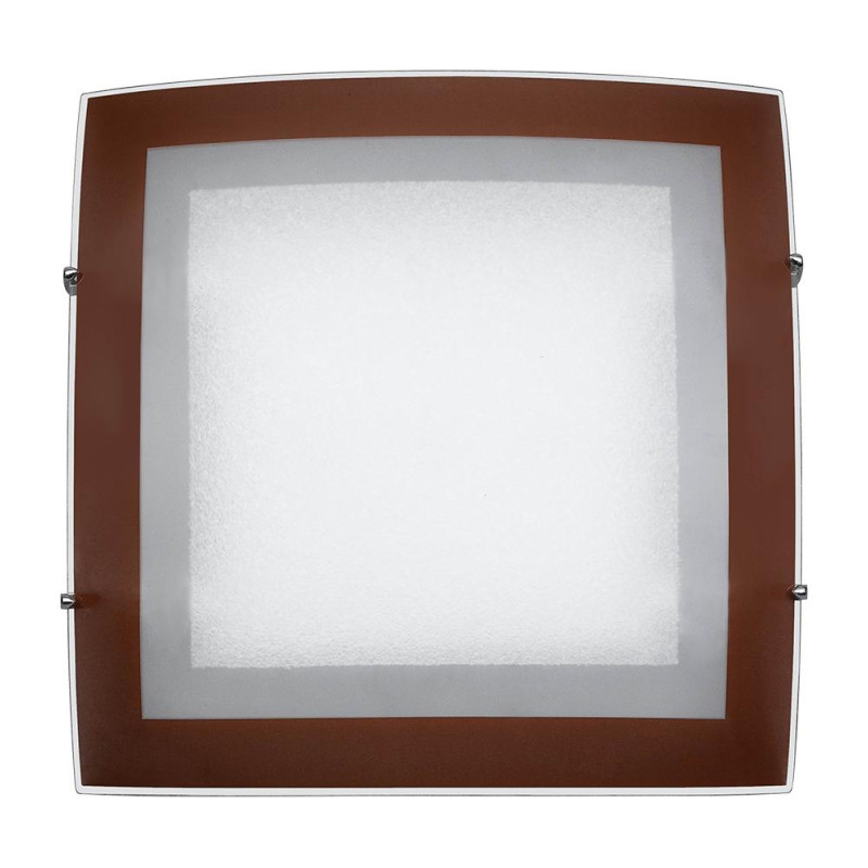 PREZENT ARCADA CEILING 2xE27/60W, 390x390, BROWN