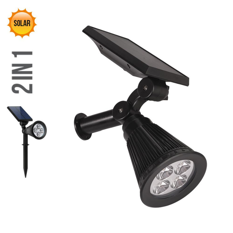 PREZENT LION LED/2W,SOLAR,IP44,BLACK