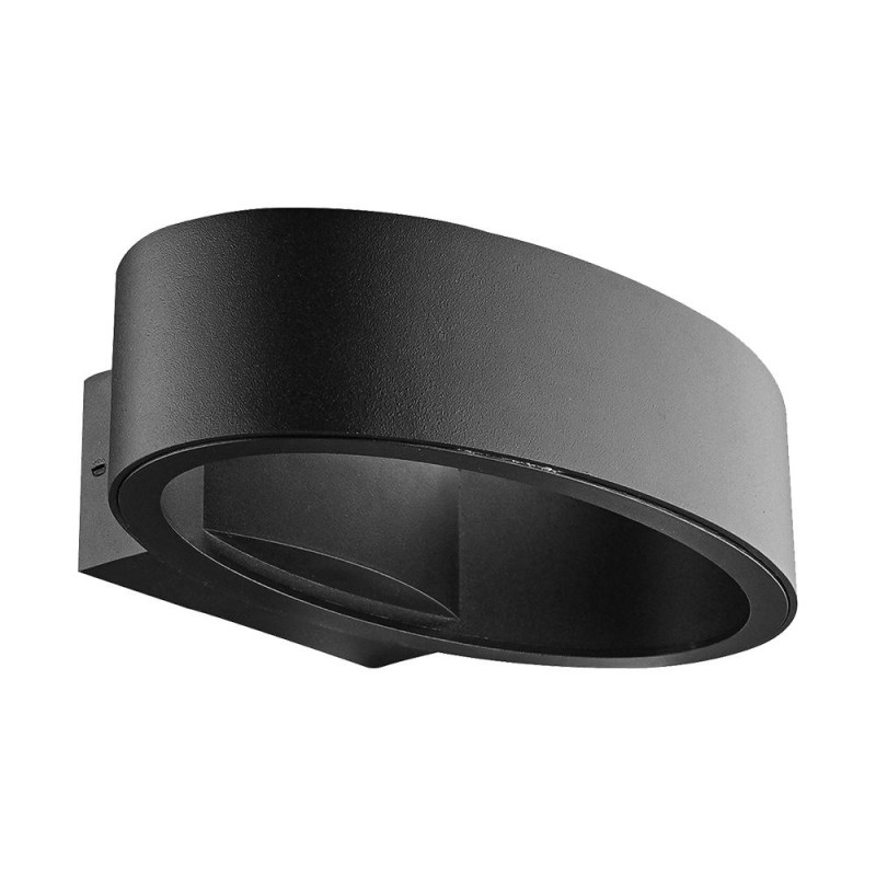 PREZENT REBUS LED/5W,4000K,IP44, BLACK, WALL