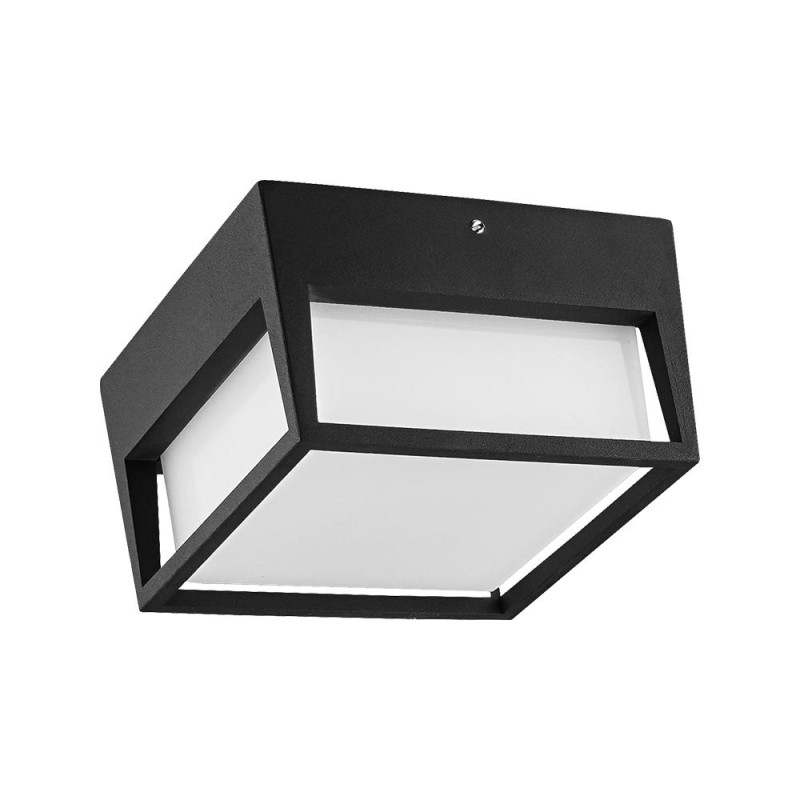 PREZENT GEST LED/9W,4000K,IP44, BLACK, CEILING