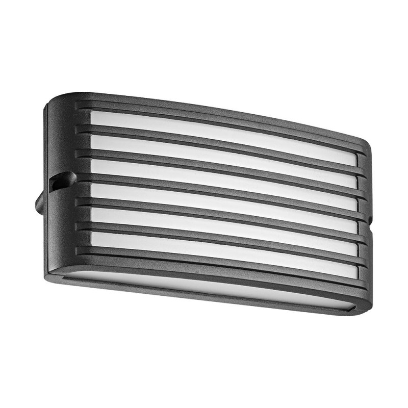 PREZENT PLUTO LED/9W,4000K,IP54, BLACK, WALL