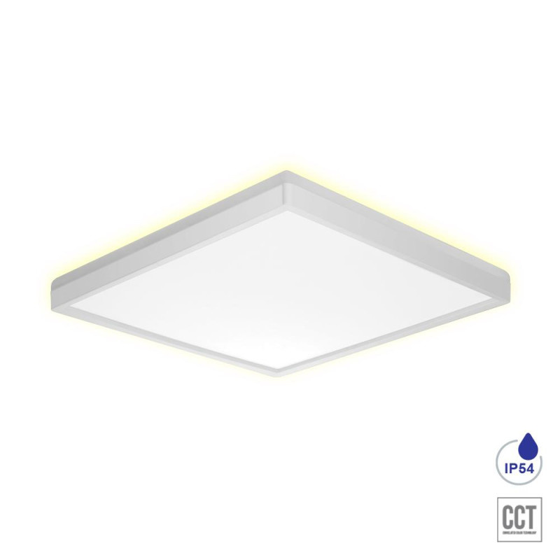 PREZENT CORDIA LED/18W,3000K-6000K,IP54,WHITE SQ