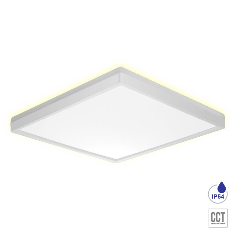 PREZENT CORDIA LED/24W,3000K-6000K,IP54,WHITE SQ