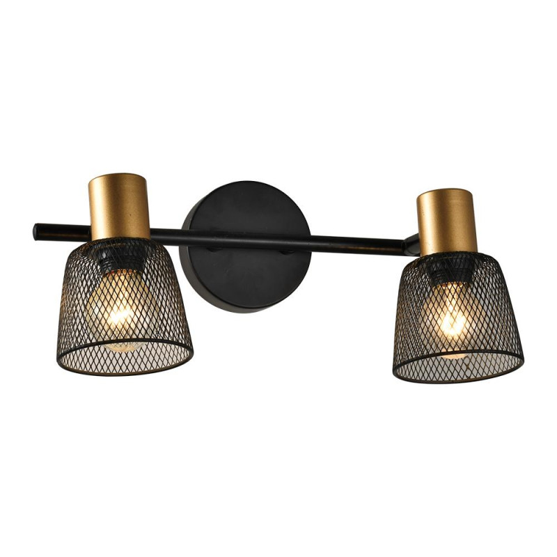 PREZENT DAYTONA 2xE14/40W, BLACK/GOLD