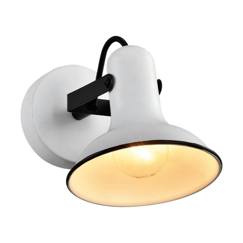PREZENT ANDORA 1xE14/40W, WHITE/BLACK, WALL