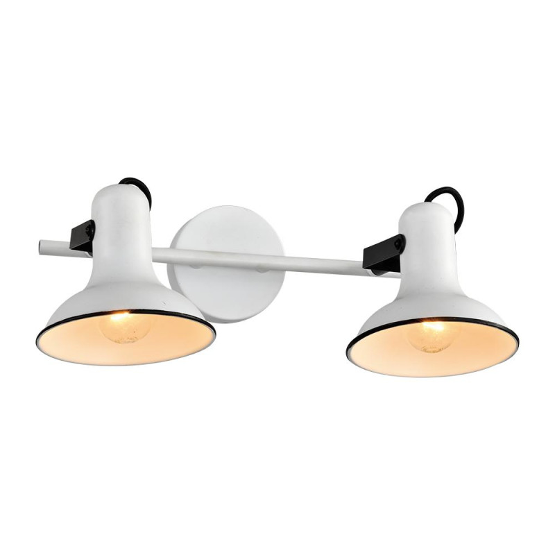 PREZENT ANDORA 2xE14/40W, WHITE/BLACK