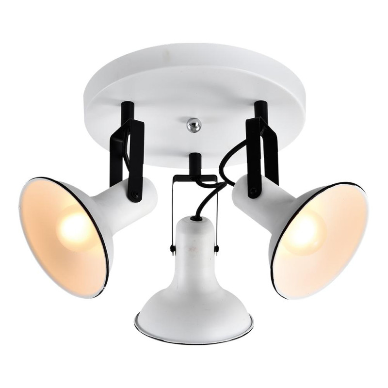 PREZENT ANDORA 3xE14/40W, WHITE/BLACK
