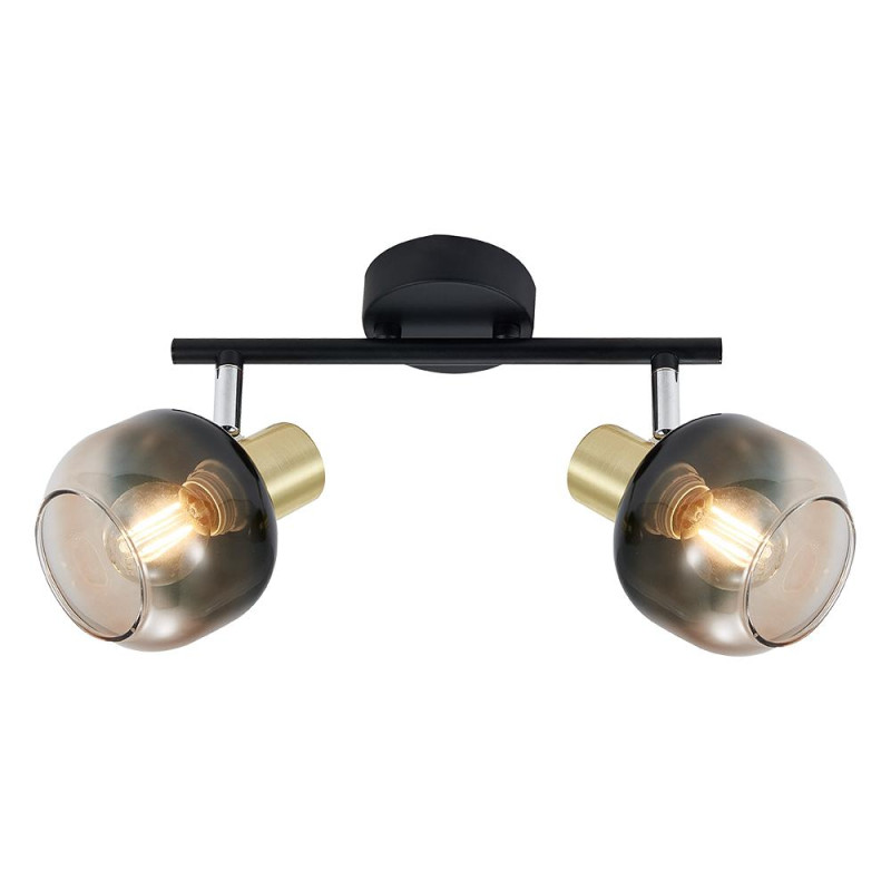 PREZENT PEGAS 2xE14/40W, BLACK/SMOKE