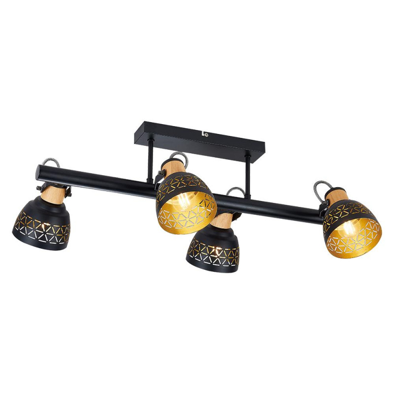PREZENT MESCALA 4xE14/40W, BLACK/GOLD