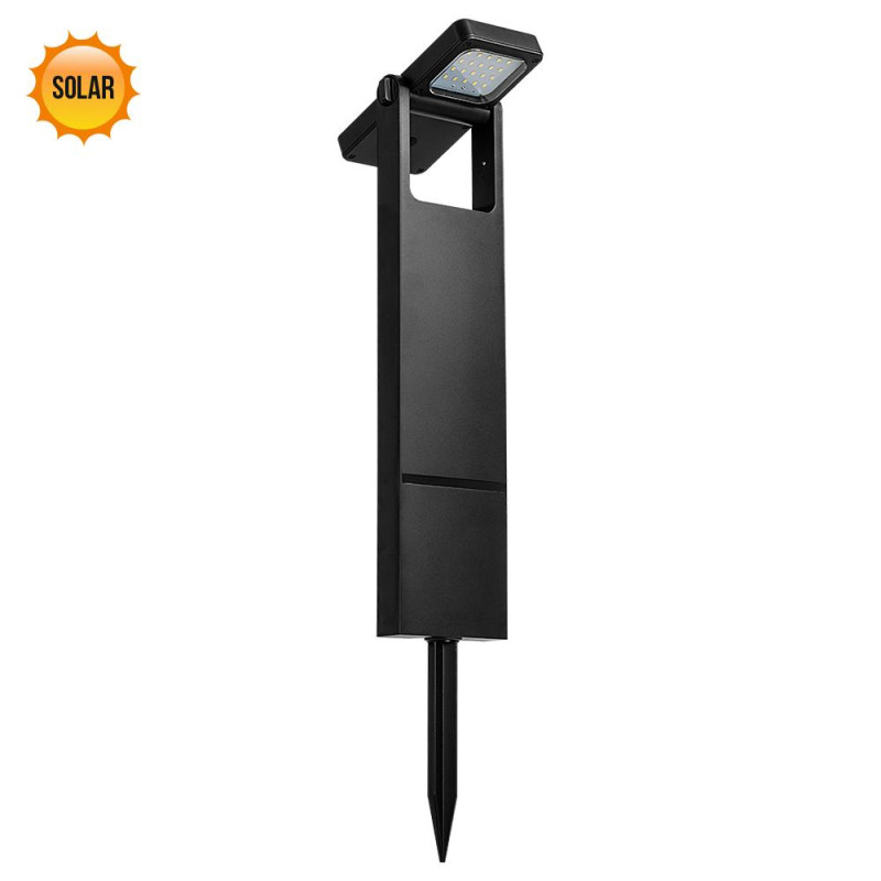 PREZENT ZAX LED/4W,SOLAR,IP64,BLACK